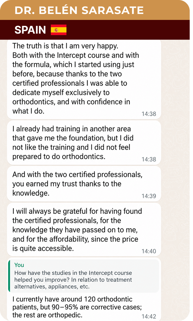 Corrective Formula student testimonial